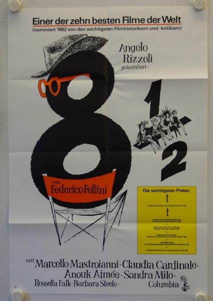 8 1/2 re-release german movie poster